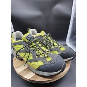 Lytos Mens Waterproof Hiking Shoe Size 12 M Green & Charcoal Made in Italy